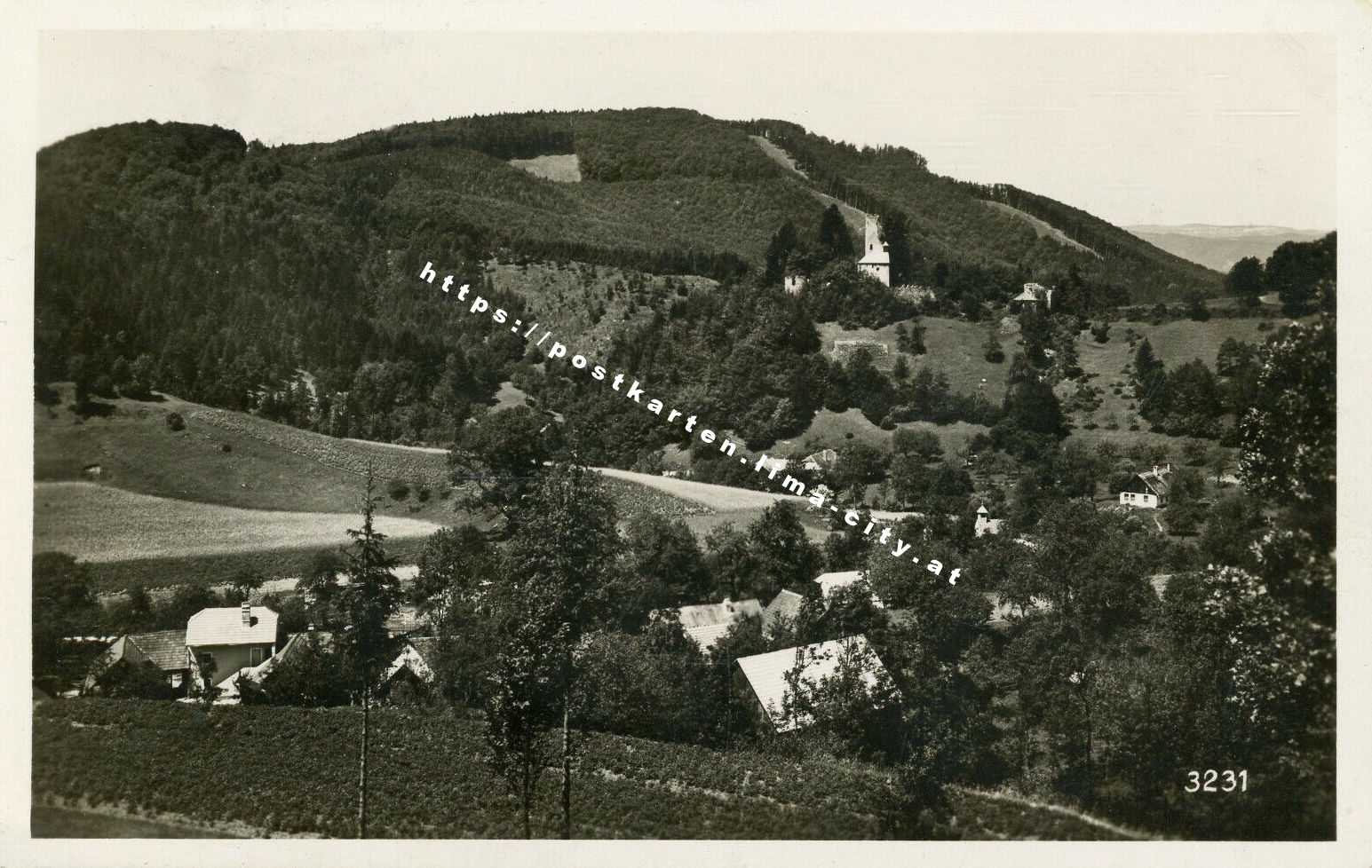 Wolfstein mit Ruine Wolfstein 1931